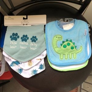 🆕 Camping And Dinosaur Bibs